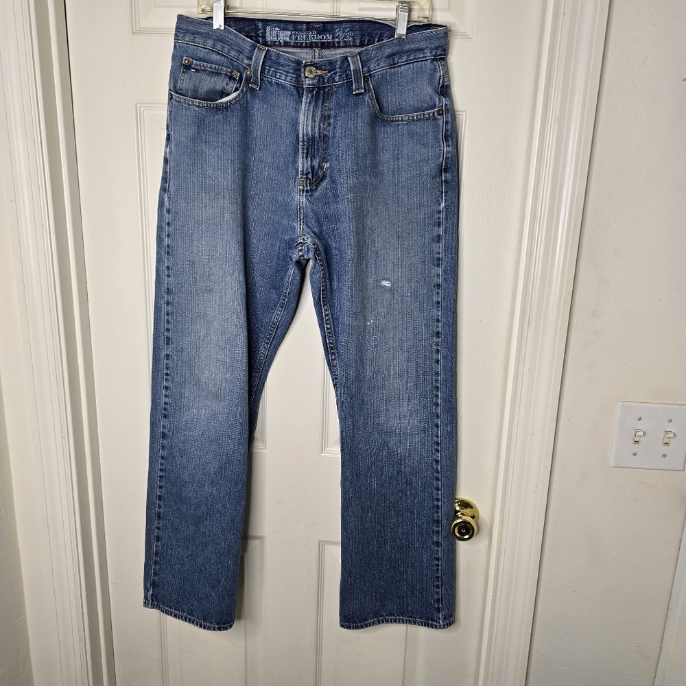 Classic mens Hilfiger Blue Jeans 34 x 32‎